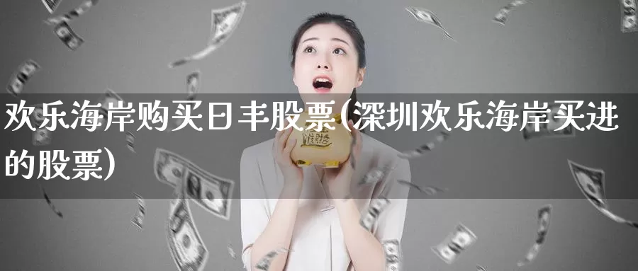欢乐海岸购买日丰股票(深圳欢乐海岸买进的股票)_https://www.zzcnk.com_股票_第1张