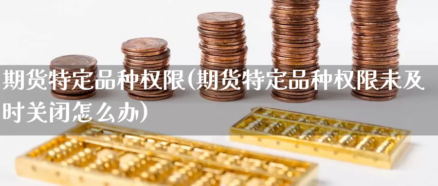 期货特定品种权限(期货特定品种权限未及时关闭怎么办)_https://www.zzcnk.com_纳指期货_第1张