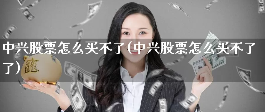 中兴股票怎么买不了(中兴股票怎么买不了了)_https://www.zzcnk.com_财经_第1张