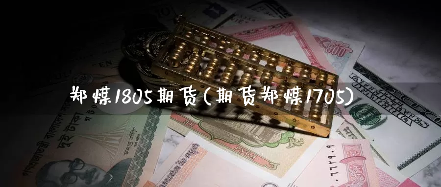 郑煤1805期货(期货郑煤1705)_https://www.zzcnk.com_股指期货_第1张