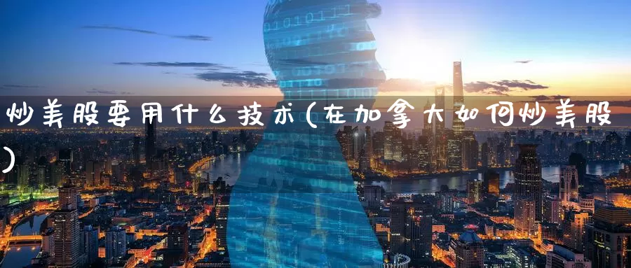 炒美股要用什么技术(在加拿大如何炒美股)_https://www.zzcnk.com_财经_第1张