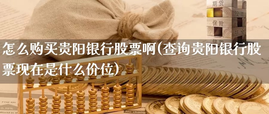 怎么购买贵阳银行股票啊(查询贵阳银行股票现在是什么价位)_https://www.zzcnk.com_股票_第1张