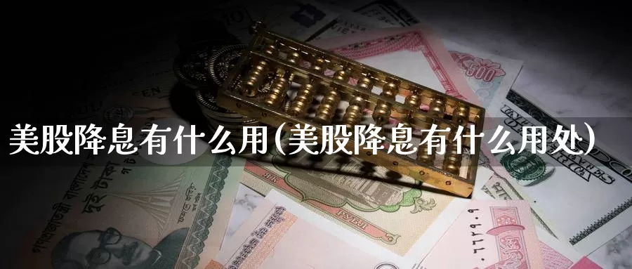 美股降息有什么用(美股降息有什么用处)_https://www.zzcnk.com_理财_第1张