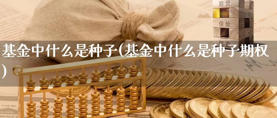 基金中什么是种子(基金中什么是种子期权)_https://www.zzcnk.com_基金_第1张