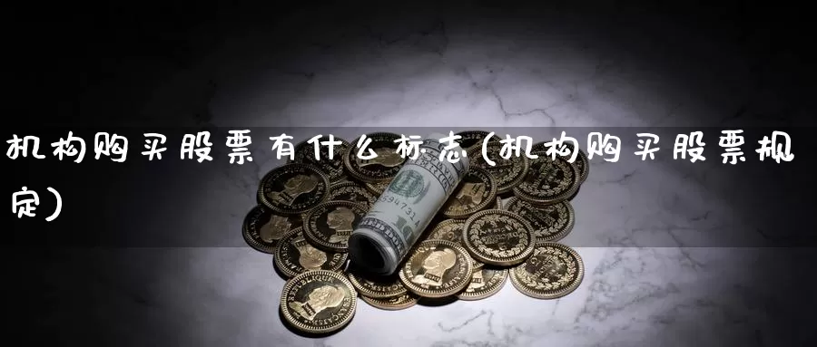 机构购买股票有什么标志(机构购买股票规定)_https://www.zzcnk.com_股票_第1张