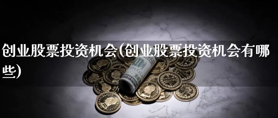 创业股票投资机会(创业股票投资机会有哪些)_https://www.zzcnk.com_股票_第1张