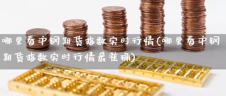 哪里看沪钢期货指数实时行情(哪里看沪钢期货指数实时行情最准确)_https://www.zzcnk.com_纳指期货_第1张
