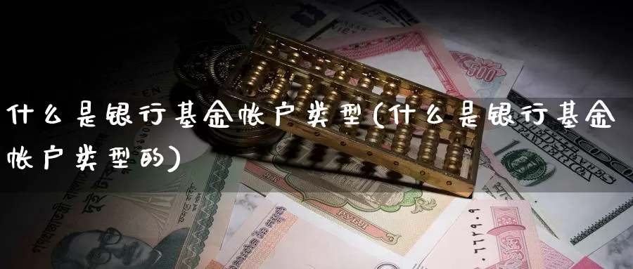 什么是银行基金帐户类型(什么是银行基金帐户类型的)_https://www.zzcnk.com_基金_第1张