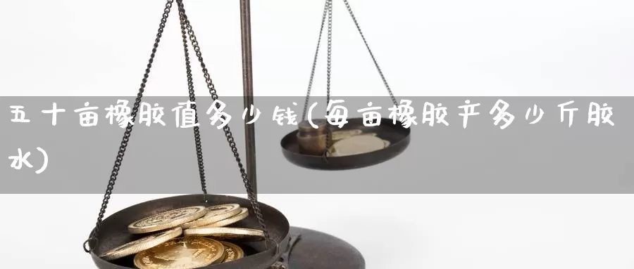 五十亩橡胶值多少钱(每亩橡胶产多少斤胶水)_https://www.zzcnk.com_内盘期货_第1张
