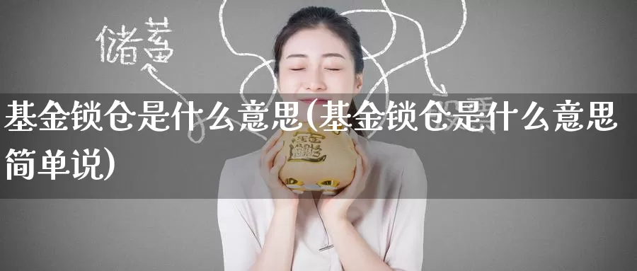 基金锁仓是什么意思(基金锁仓是什么意思简单说)_https://www.zzcnk.com_恒生指数_第1张