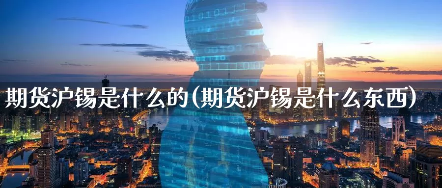 期货沪锡是什么的(期货沪锡是什么东西)_https://www.zzcnk.com_期货_第1张