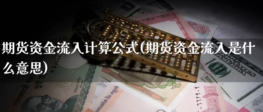 期货资金流入计算公式(期货资金流入是什么意思)_https://www.zzcnk.com_内盘期货_第1张