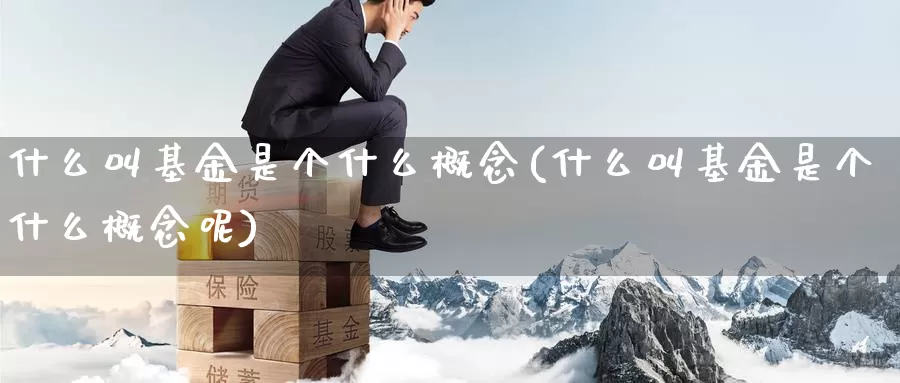 什么叫基金是个什么概念(什么叫基金是个什么概念呢)_https://www.zzcnk.com_基金_第1张