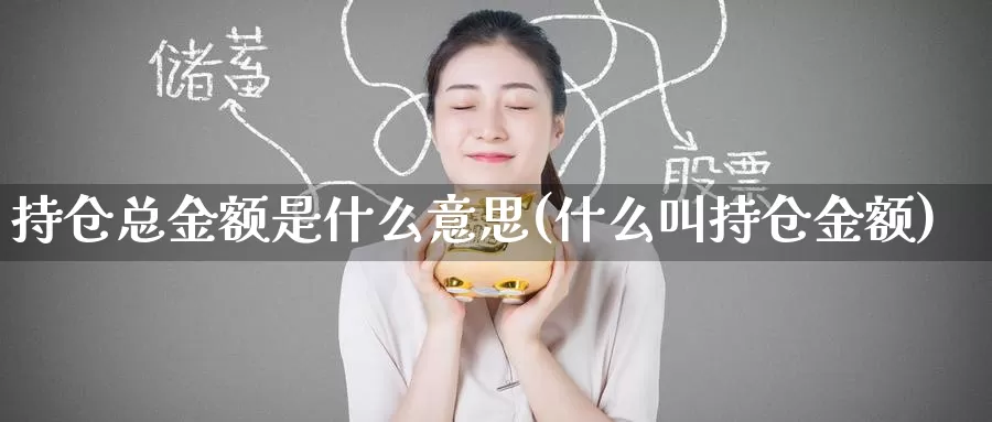 持仓总金额是什么意思(什么叫持仓金额)_https://www.zzcnk.com_股指期货_第1张