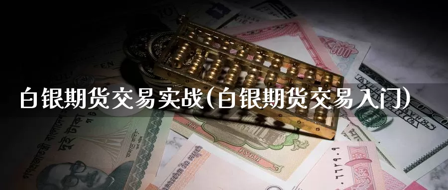 白银期货交易实战(白银期货交易入门)_https://www.zzcnk.com_纳指期货_第1张