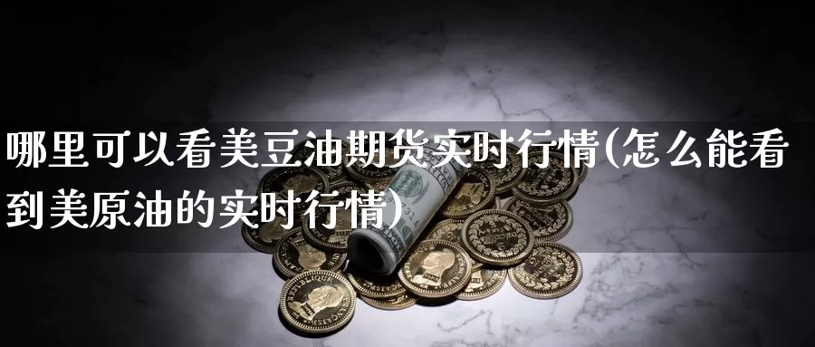 哪里可以看美豆油期货实时行情(怎么能看到美原油的实时行情)_原油期货_第1张_国际期货直播室 哪里可以看美豆油期货实时行情(怎么能看到美原油的实时行情)_https://www.zzcnk.com_原油期货_第1张