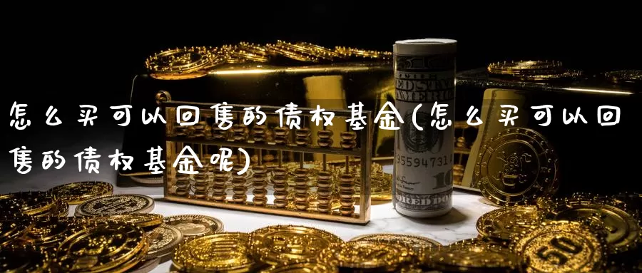 怎么买可以回售的债权基金(怎么买可以回售的债权基金呢)_https://www.zzcnk.com_基金_第1张