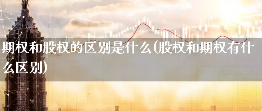 期权和股权的区别是什么(股权和期权有什么区别)_https://www.zzcnk.com_内盘期货_第1张