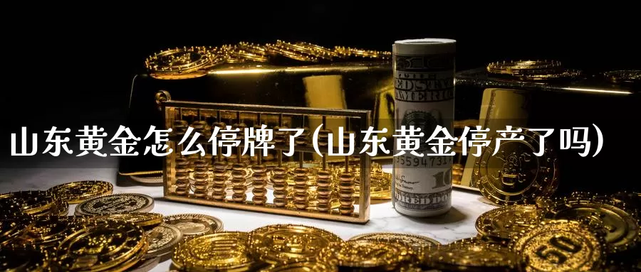 山东黄金怎么停牌了(山东黄金停产了吗)_https://www.zzcnk.com_纳指期货_第1张