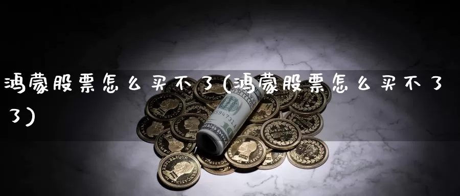 鸿蒙股票怎么买不了(鸿蒙股票怎么买不了了)_https://www.zzcnk.com_股票_第1张