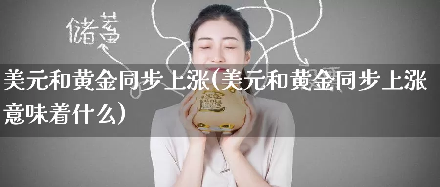 美元和黄金同步上涨(美元和黄金同步上涨意味着什么)_https://www.zzcnk.com_理财_第1张