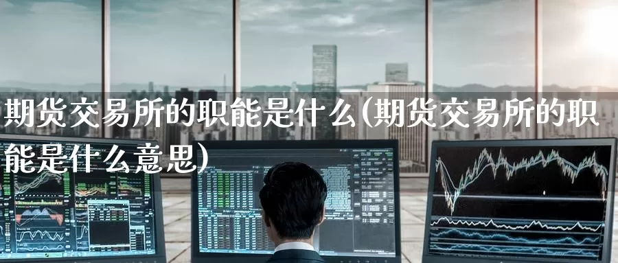 期货交易所的职能是什么(期货交易所的职能是什么意思)_https://www.zzcnk.com_原油期货_第1张