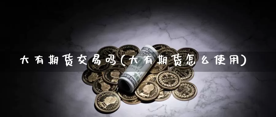 大有期货交易吗(大有期货怎么使用)_https://www.zzcnk.com_纳指期货_第1张