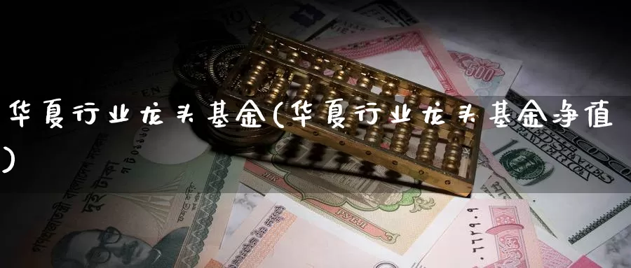 华夏行业龙头基金(华夏行业龙头基金净值)_https://www.zzcnk.com_理财_第1张