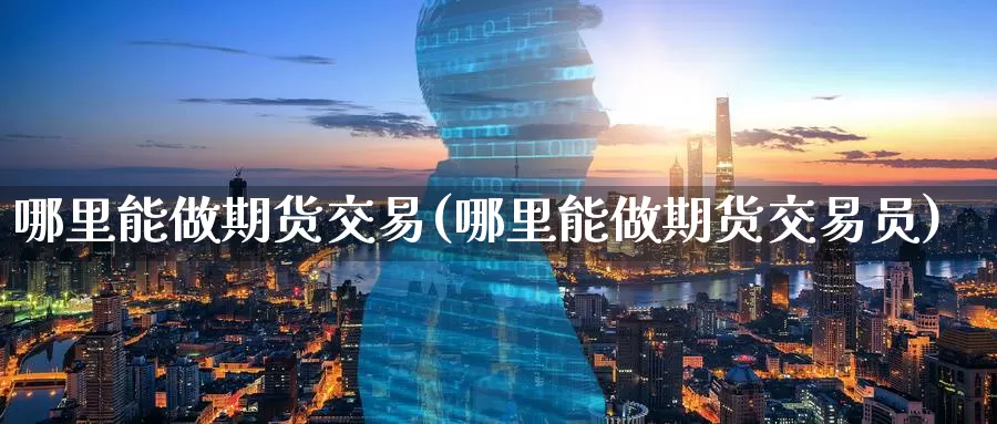 哪里能做期货交易(哪里能做期货交易员)_https://www.zzcnk.com_期货直播_第1张