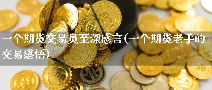 一个期货交易员至深感言(一个期货老手的交易感悟)_https://www.zzcnk.com_纳指期货_第1张