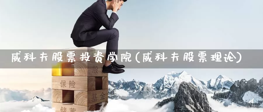 威科夫股票投资学院(威科夫股票理论)_https://www.zzcnk.com_股票_第1张