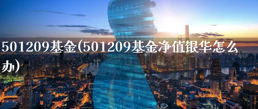 501209基金(501209基金净值银华怎么办)_https://www.zzcnk.com_内盘期货_第1张