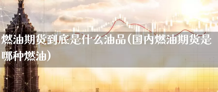 燃油期货到底是什么油品(国内燃油期货是哪种燃油)_https://www.zzcnk.com_期货_第1张