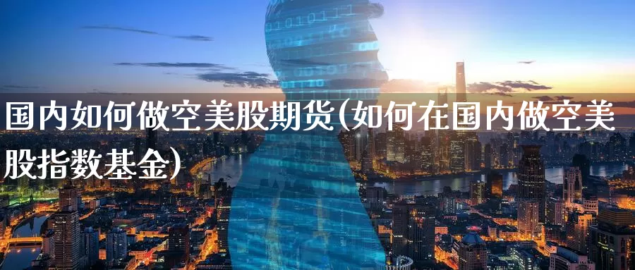 国内如何做空美股期货(如何在国内做空美股指数基金)_https://www.zzcnk.com_期货直播_第1张