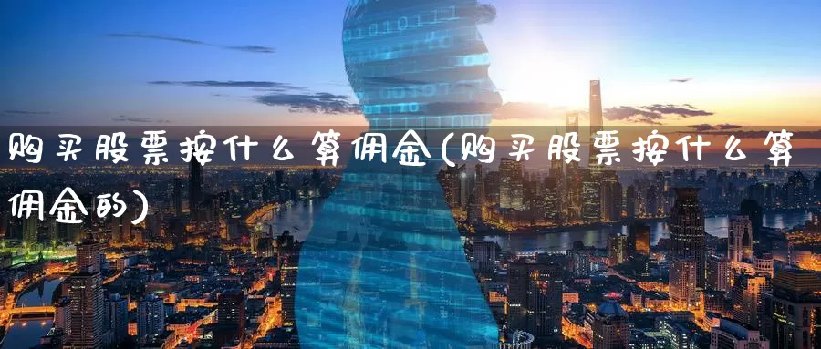 购买股票按什么算佣金(购买股票按什么算佣金的)_https://www.zzcnk.com_股票_第1张