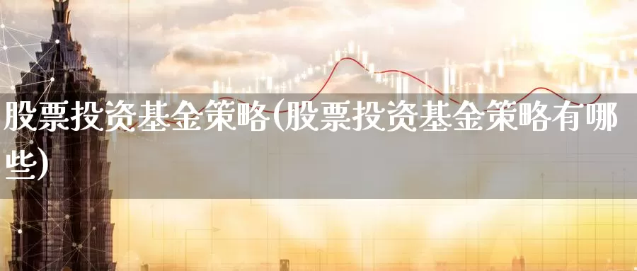 股票投资基金策略(股票投资基金策略有哪些)_https://www.zzcnk.com_期货_第1张