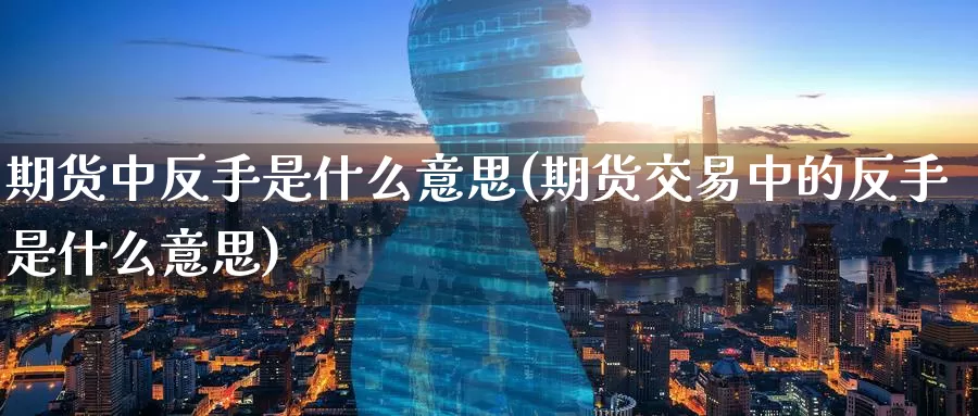 期货中反手是什么意思(期货交易中的反手是什么意思)_https://www.zzcnk.com_期货_第1张